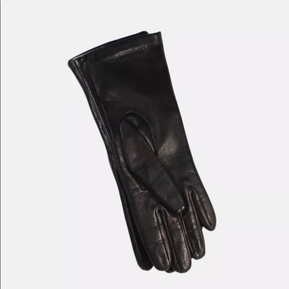 BURBERRY Black Brand Stamped Gloves - Picture 3 of 3